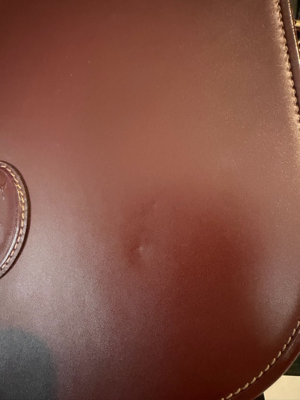 Cartier Women's Crossbody Bag in Burgundy - Picture 6 of 8